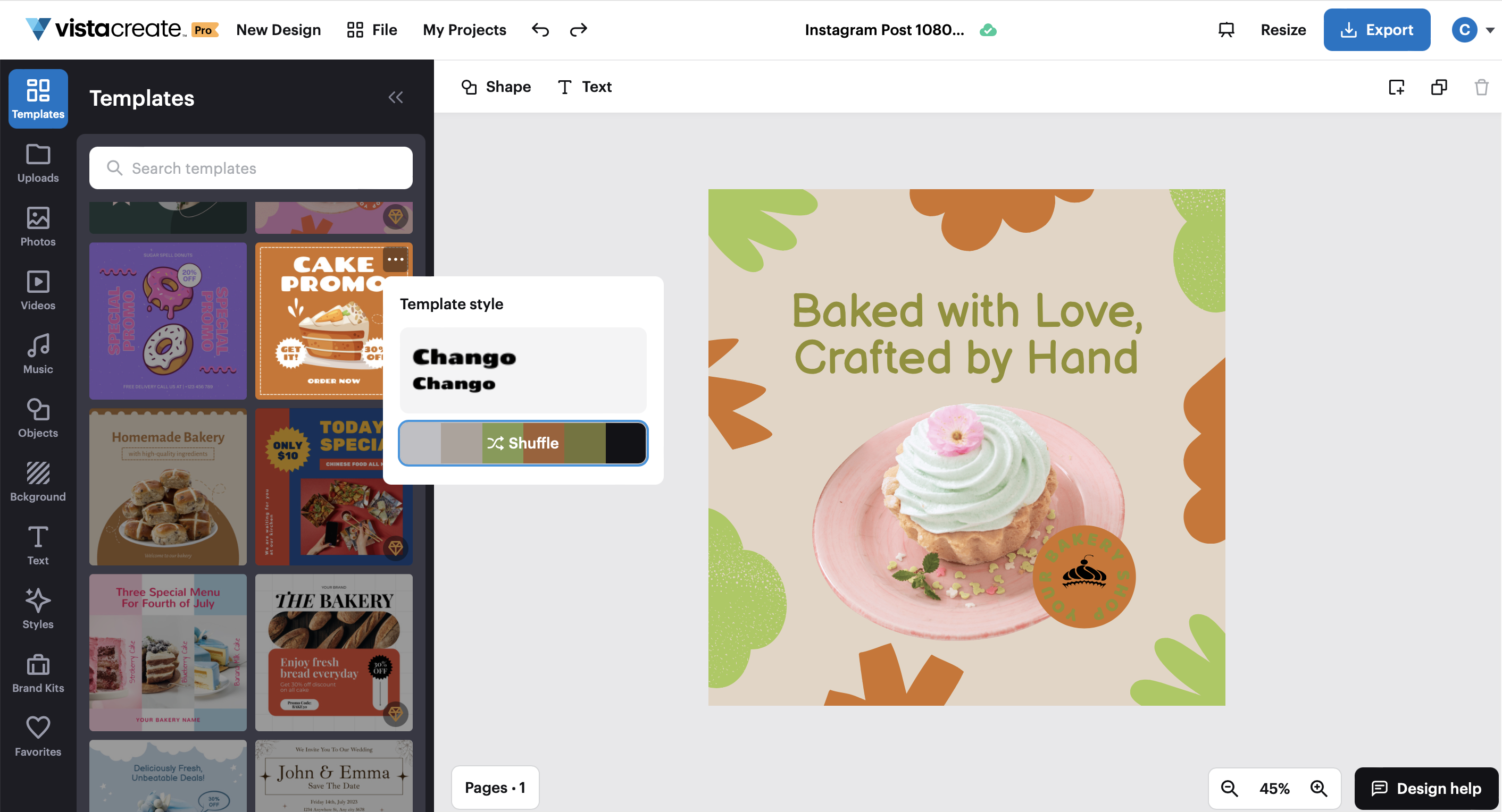 What is the Styles feature and how does it work? – VistaCreate Help Center